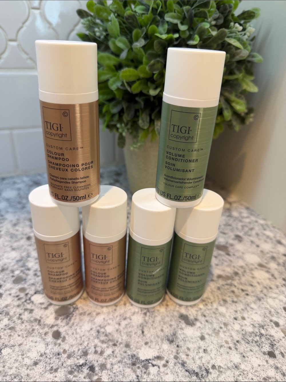 TIGI Colour & Volume Mini Colour  Shampoo and Conditioner Set travel